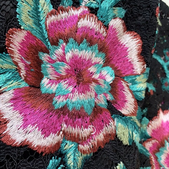 Eliza J Embroidered Lace Floral Short Sleeve Sheath Dress Plus Size 22W - Picture 12 of 12